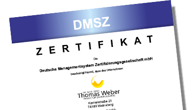 Zahnarztpraxis Dr. Weber in Weinsberg - DMSZ Zertifizierung